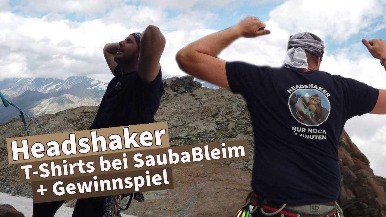 Headshaker Merch am Gipfel